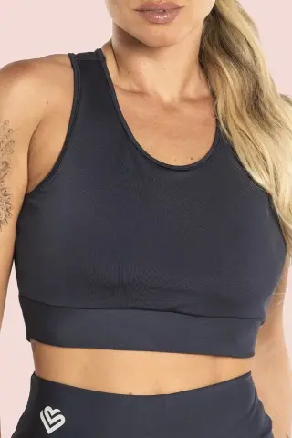 Top Basic Nadador Marinho