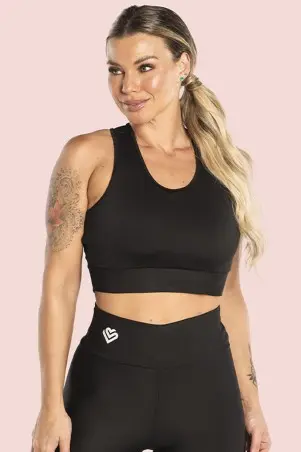 Basic Black Swim Top