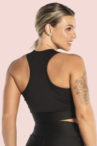 Top Basic Nadador Preto