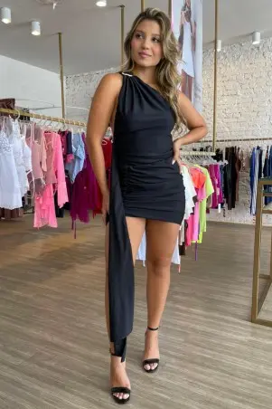 Vestido Luma Preto