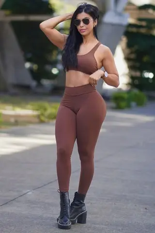 Conjunto Cent Marrom Conjunto Cent Marrom