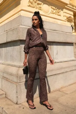 Leopard Flare Leggings N/U