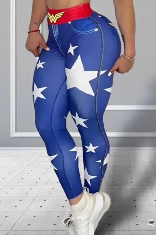 Legging Wonderful Donna Shape Blue c/e