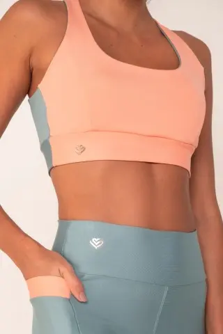 Duo Color Top - Wrap Around