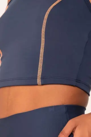 Top Beach Tennis Azul Marinho