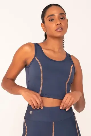 Top Beach Tennis Azul Marinho