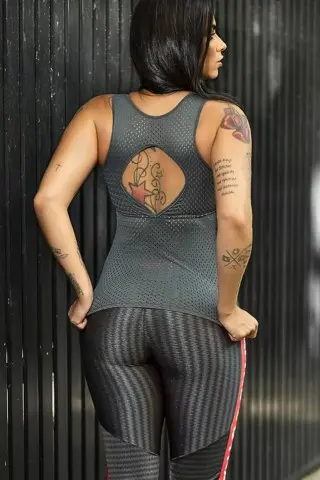 Trend Metalic Dynamite Canvas Tank Top