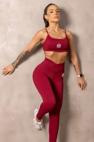 Legging fitness Balance vinho S/E