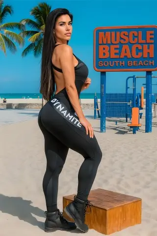 Dynamite Loader Black Jumpsuit