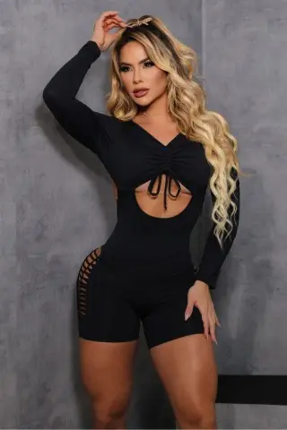 Storm Bodysuit Black w/u