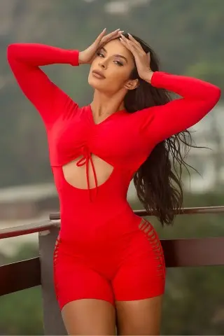 Storm Bodysuit Red w/u