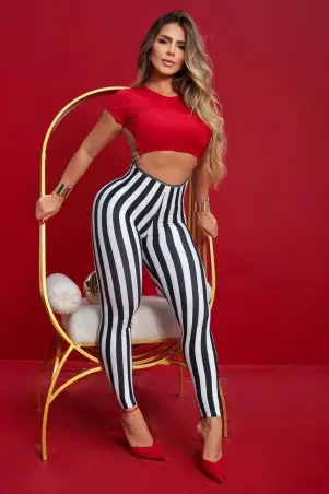 Macacão Audaces Force Bold Stripes C/E