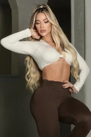 Off-White Elegance Top