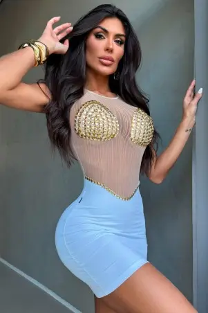 Vestido Vênus Dourado