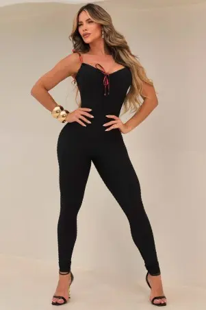 Macacão Xadrez Majestic Black C/E