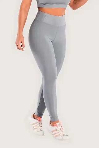 Legging Fitness Basic Cinza
