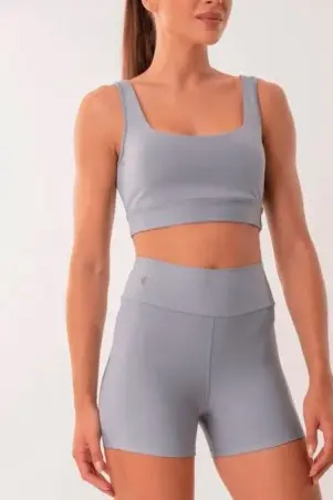 Gray Butt Lifting Fitness Shorts