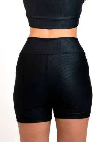Black Striped 3D Shorts N/U Black Striped 3D Shorts N/U
