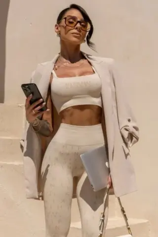 Top Time For Me Seamless Beige