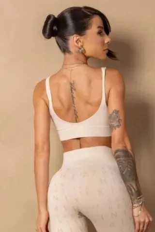 Top Time For Me Seamless Beige