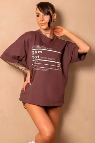 Time For Me Brown T-Shirt