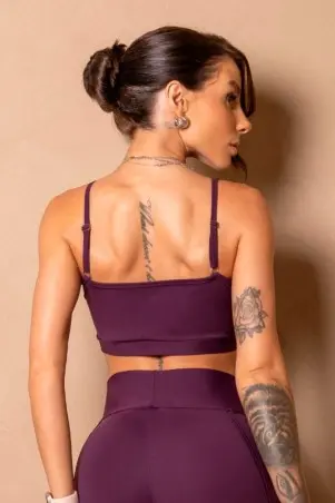 Top Enjoy The Moment Purple With Silk