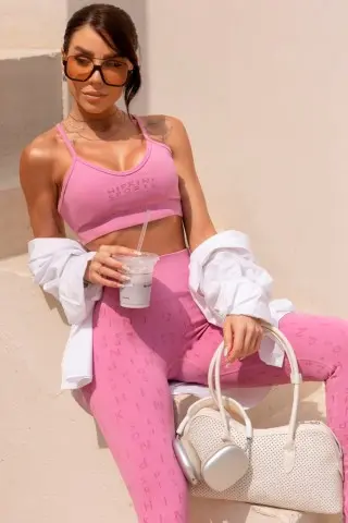 Seamless Legging Enjoy The Moment Pink S/E