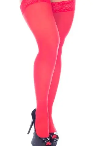 Meia 7/8 lisa com Renda