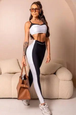 Legging Style Yourself Preta com silk S/E