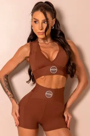 Shorts Style Yourself Caramel Coffee S/E