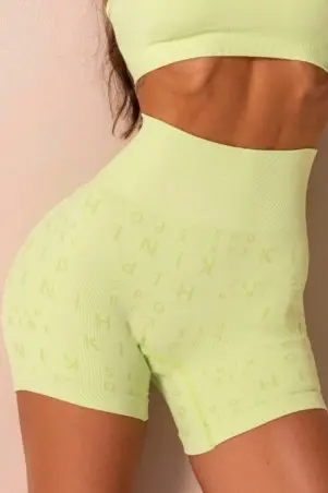 Shorts Seamless Style Yourself Verde Logomania S/E