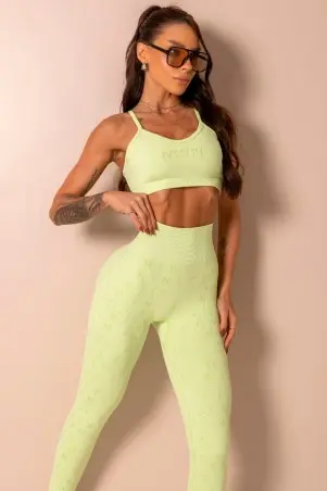 Legging Seamless Style Yourself Verde Logomania S/E