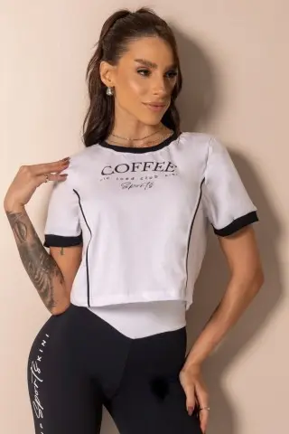 White Cropped Style Yourself Blouse