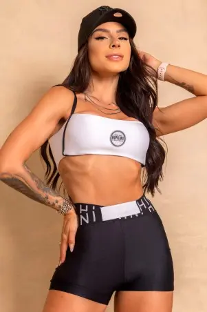 Shorts Stunning Preto Com Elástico S/E