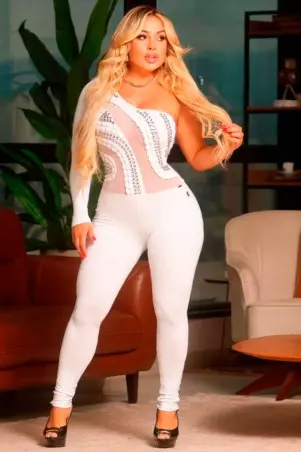 Macacão White Crystal