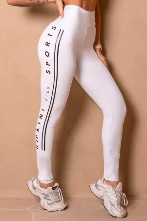 Enjoy The Moment White Leggings with Pockets S/E