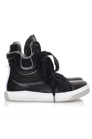 Black New Word Sneakers