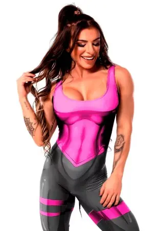 Mercury Black Pink Dynamite Jumpsuit S/E