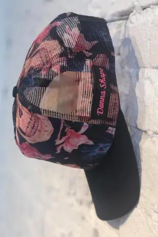 Donna Shape Flower Skull Cap