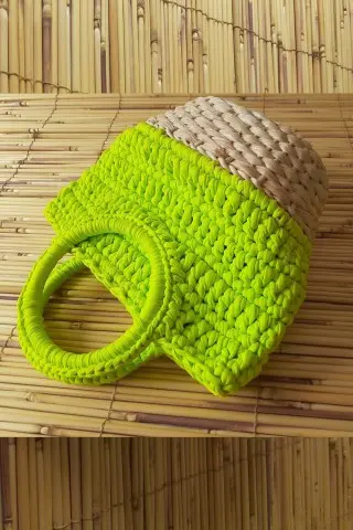 Crochet Lemon Beach Bag