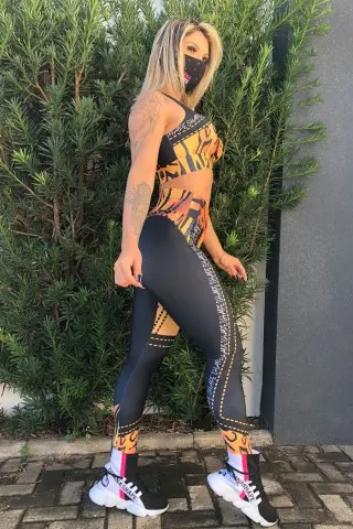 Top Animal Print Donna Shape