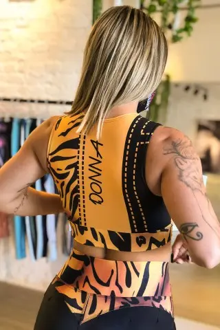 Top Animal Print Donna Shape