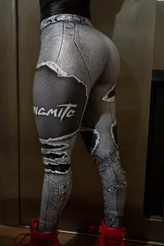 Dynamite Placebo Black Denim Legging